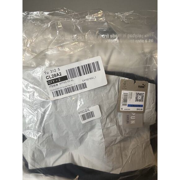 $90 NWT PUMA GOLF Mens XL JOGGER PANTS CLOUDSPUN GRYLBL NAVY - Picture 4 of 7